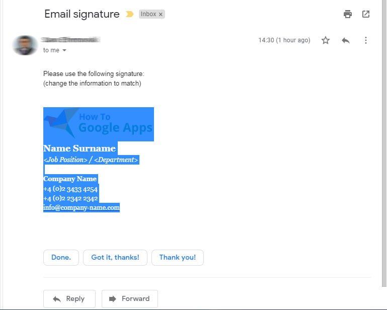 how to make a professional signature for email on gmail