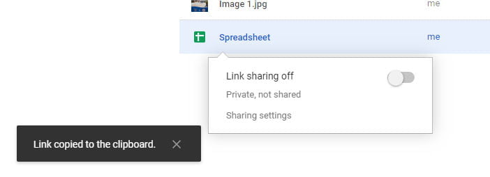 get shareable link google drive