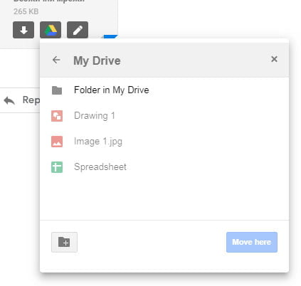 save attachment mydrive and organize gmail