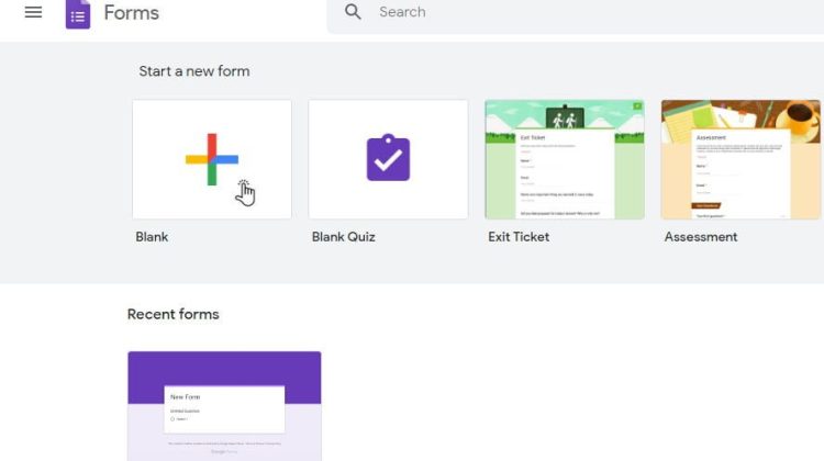 create google form Google Forms app