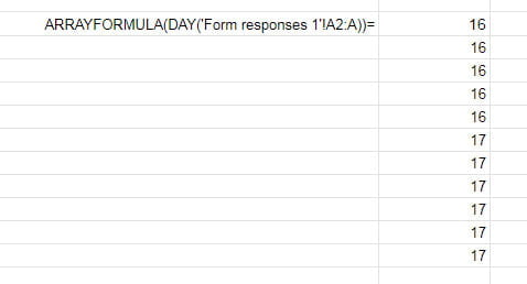 Arrayformula with non-array function