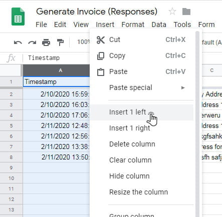 Add Auto Number to Google Form Response Sheet - How to GApps