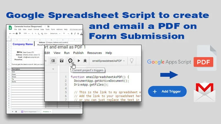 script to create and email a PDF