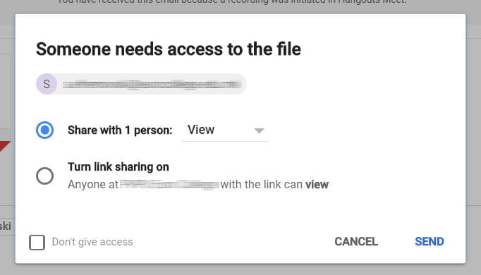 share drive file on gmail