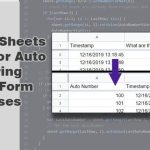 Google Sheets Script for Auto Numbering Google Form Responses