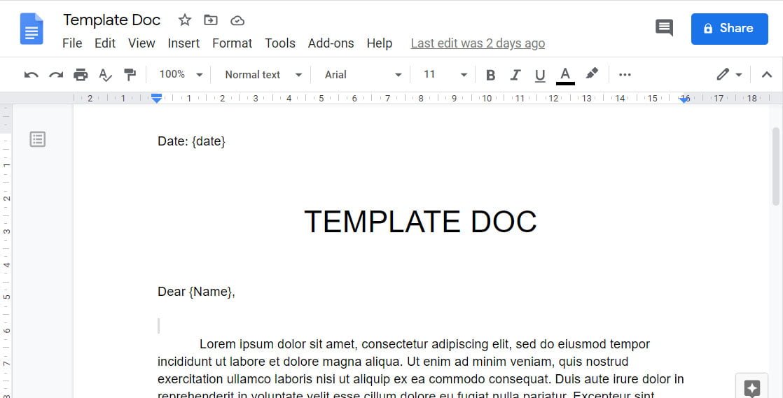 Google Form Script to AutoFill and Email a Doc Template How to GApps