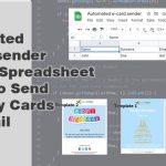 Automated e-card sender – Google Spreadsheet Script to Send Birthday Cards via Email