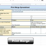 print merge and mail merge for Google Docs