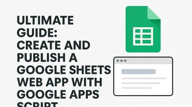 google apps script web app tutorial